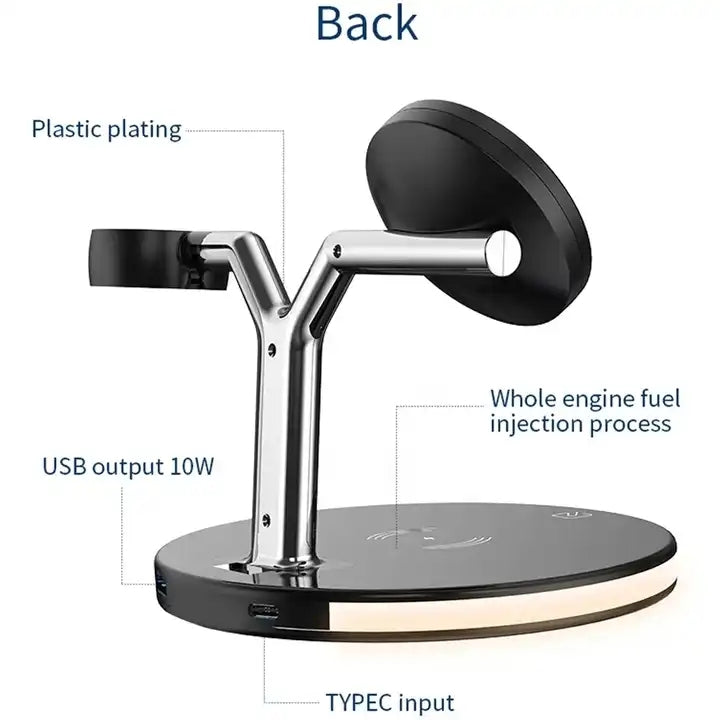 4 in 1 lamp charging station