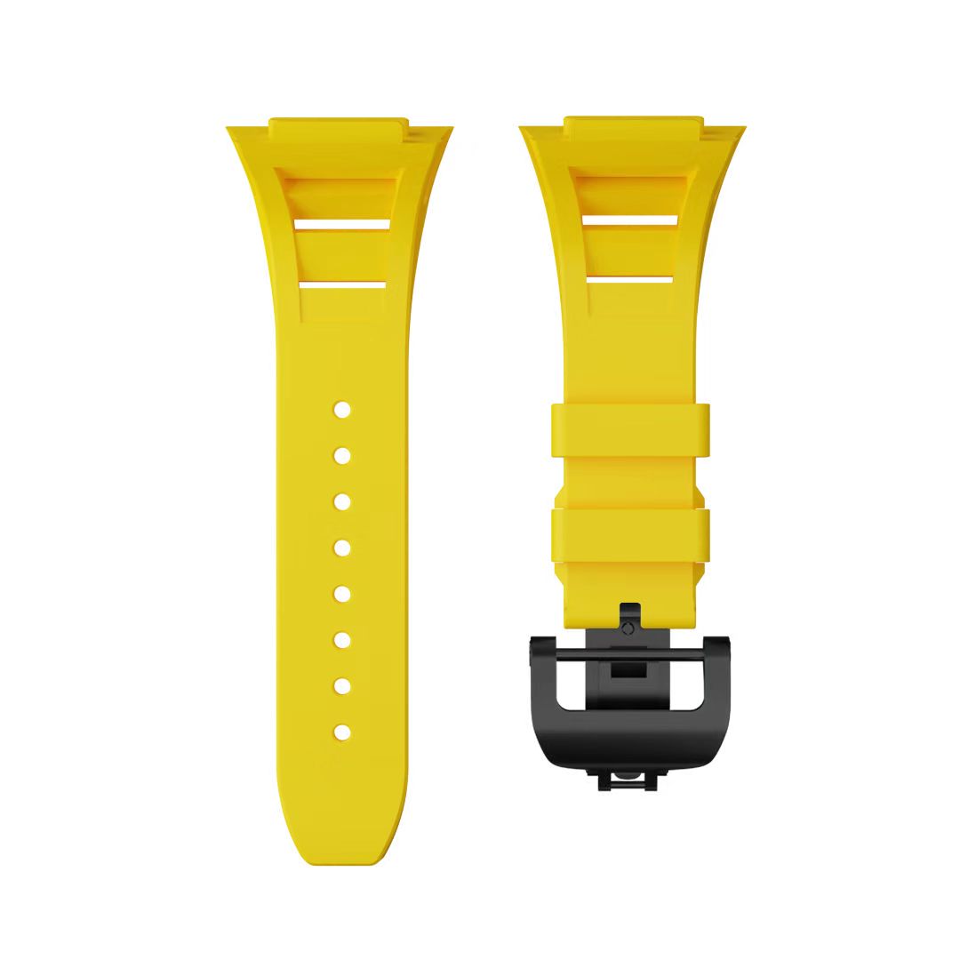 Extra Silicone bands for RM49 & RM44/45 carbon/steel case - Gold & Cherry