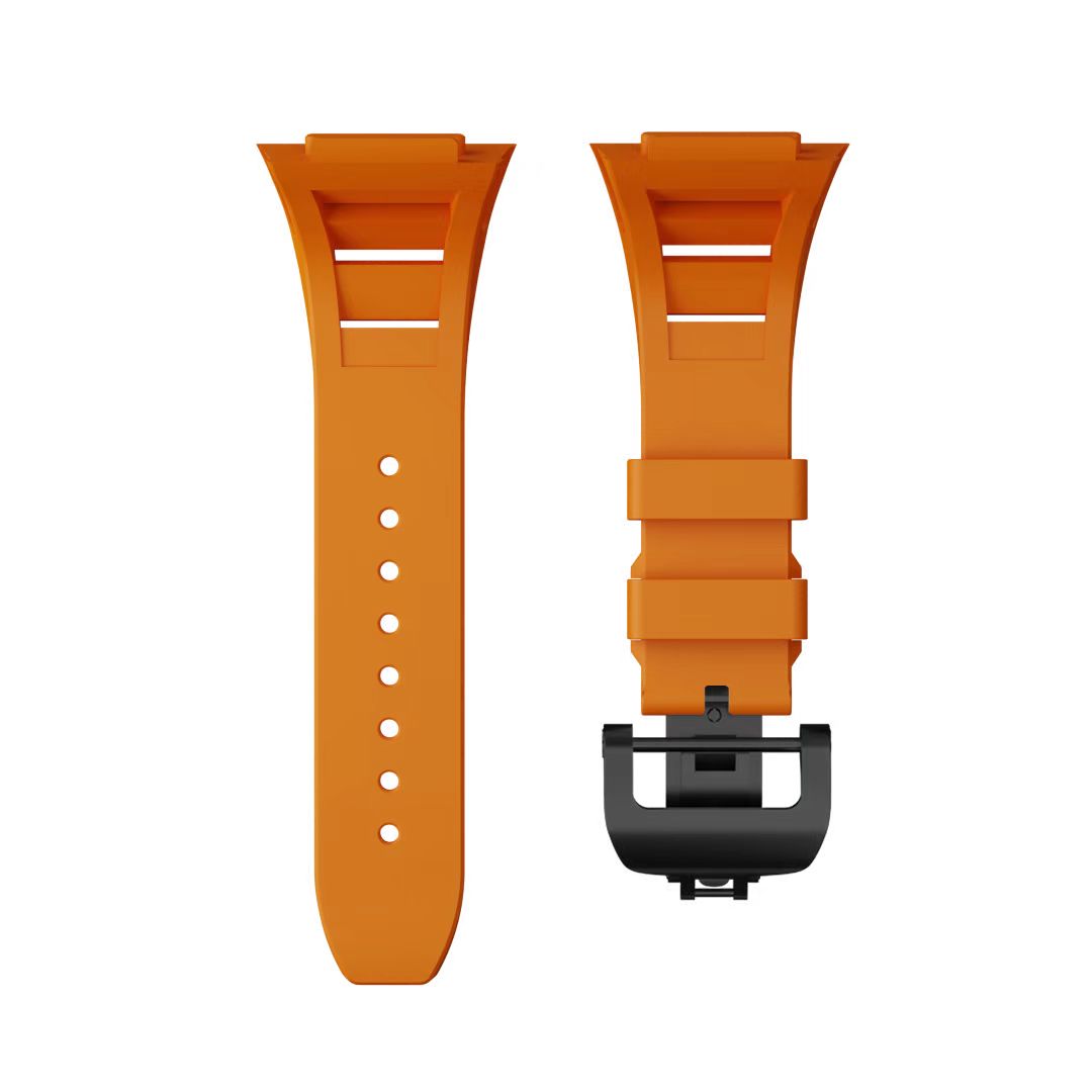 Extra Silicone bands for RM49 & RM44/45 carbon/steel case - Gold & Cherry