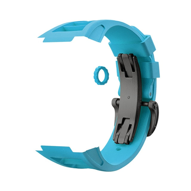 Extra Silicone bands for RM49 & RM44/45 carbon/steel case - Gold & Cherry