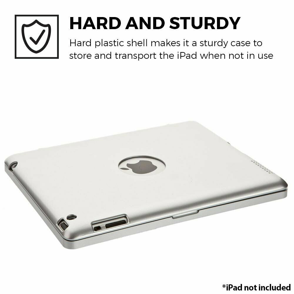 Keyboard Case For 9.7" iPad 2012 or older (2,3,4) - Gold & Cherry