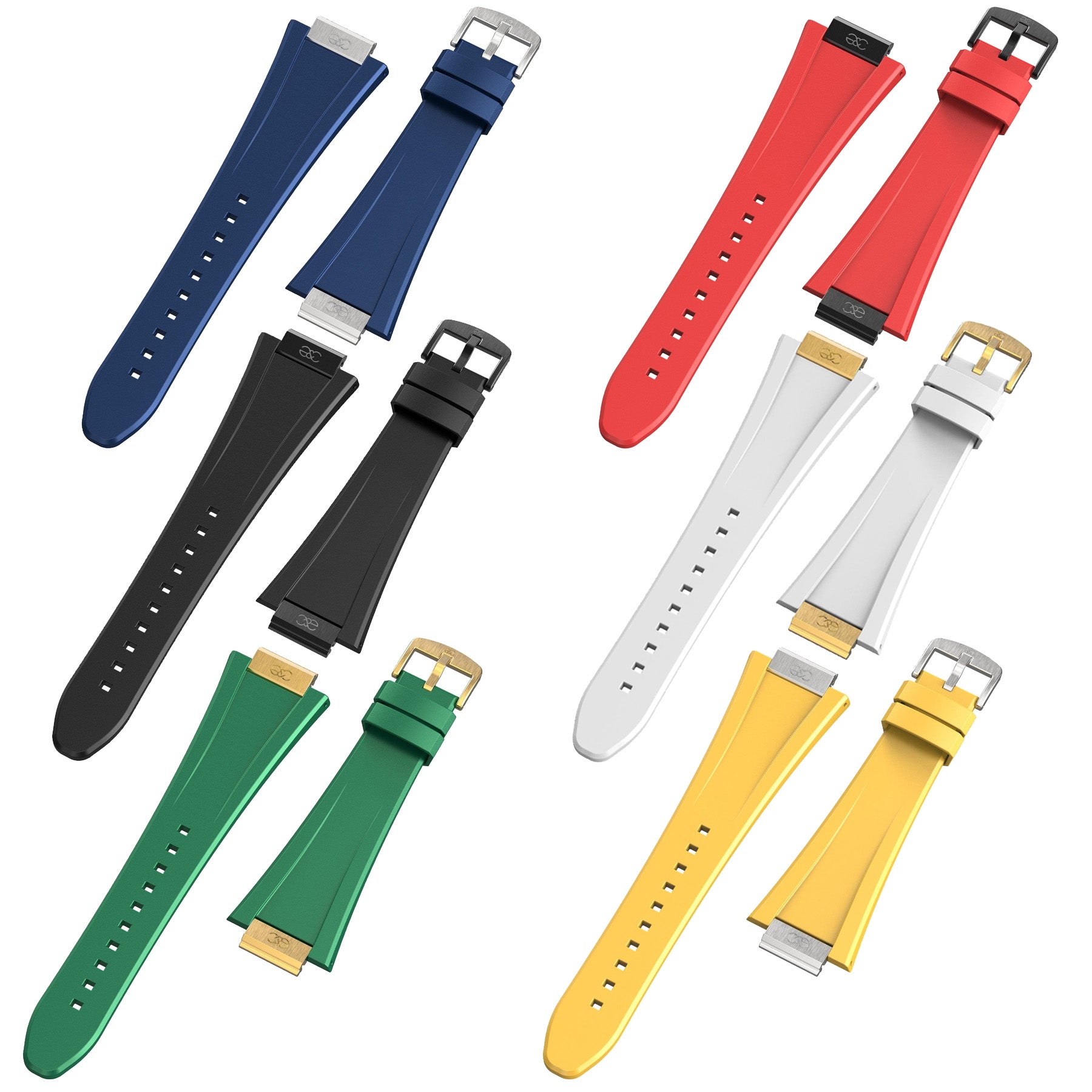 Silicone bands for G&C™ stainless steel case - Gold & Cherry
