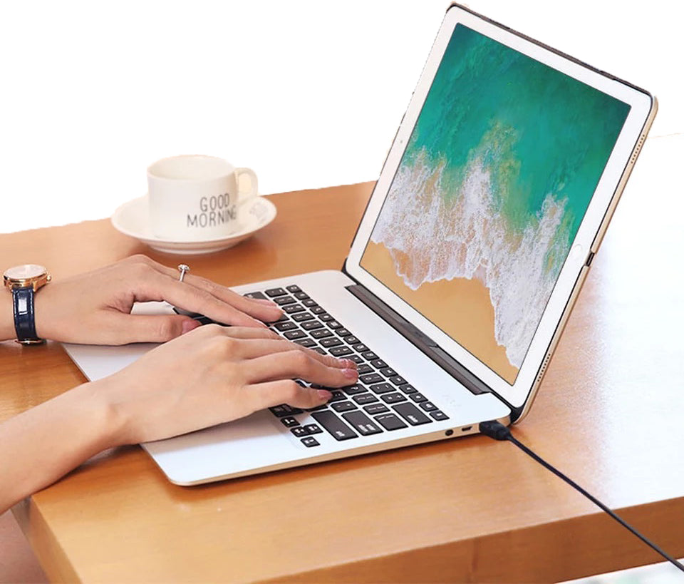 Keyboard Case for 12.9" iPad Pro (1-2 Gen) - Gold & Cherry