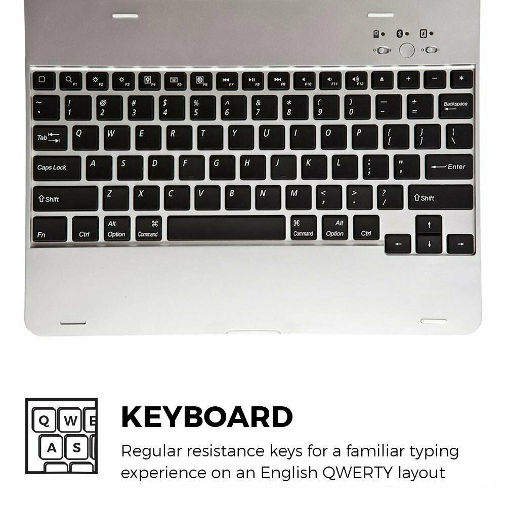 Keyboard Case For 9.7" iPad 2012 or older (2,3,4) - Gold & Cherry