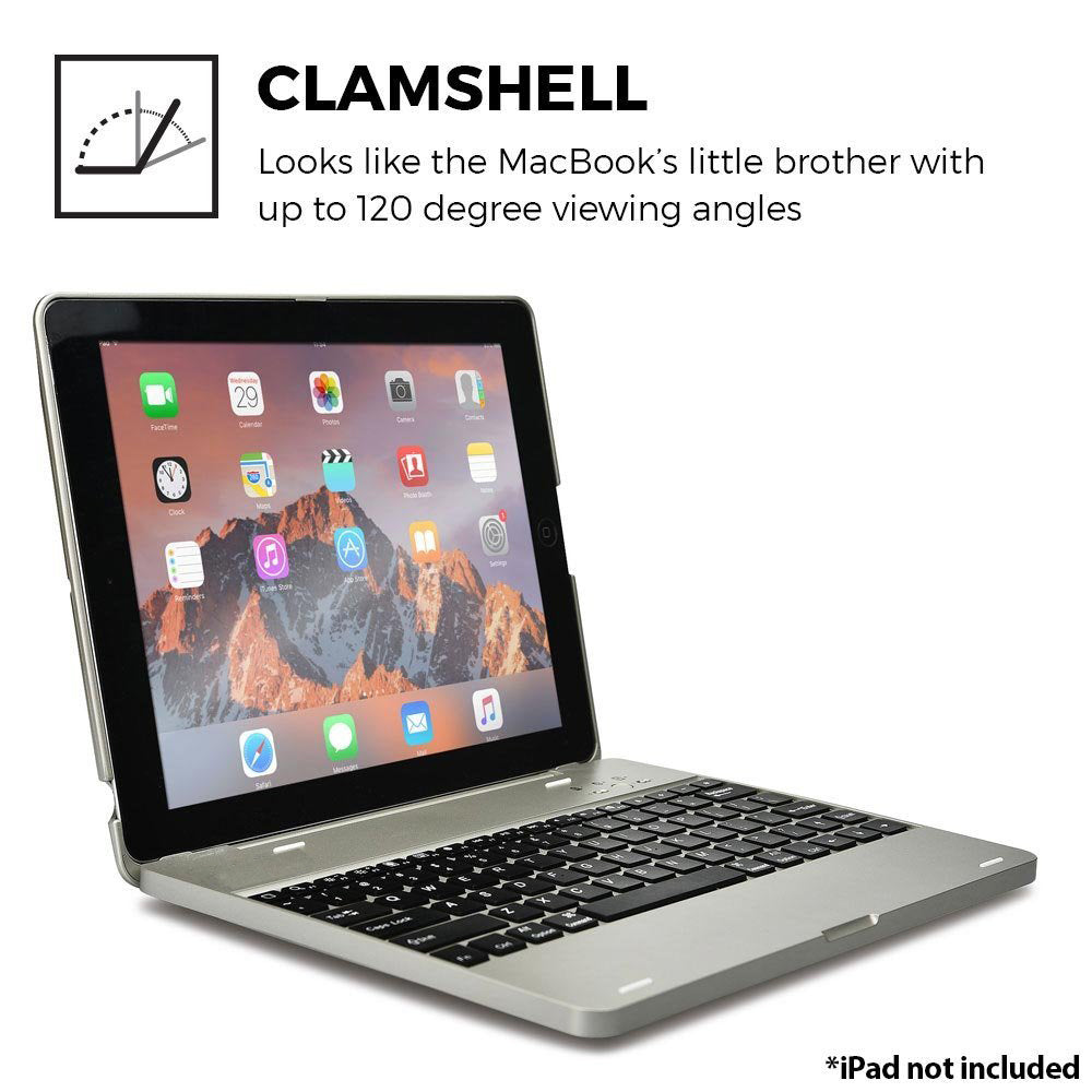 Keyboard Case For 9.7" iPad 2012 or older (2,3,4) - Gold & Cherry