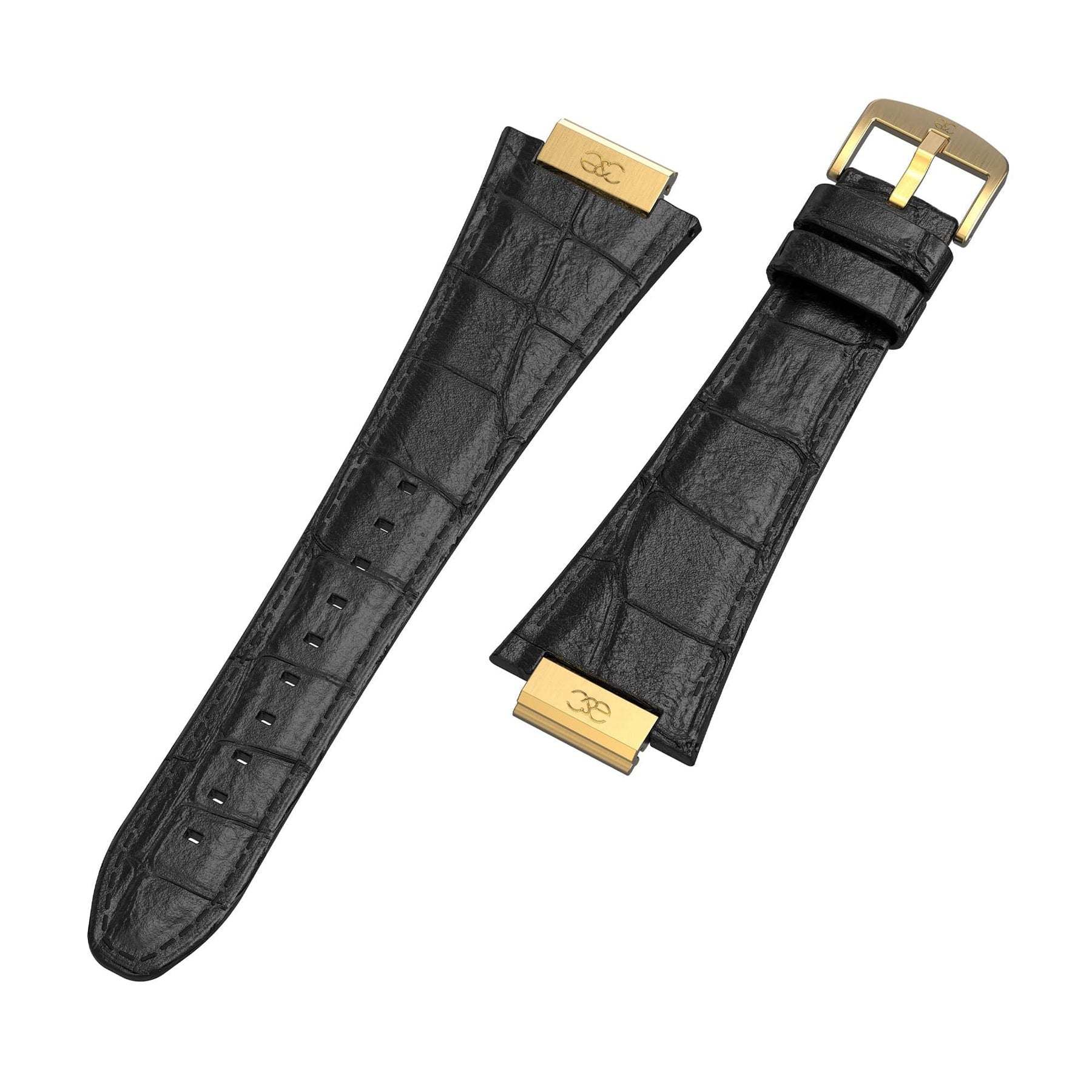 Leather bands for G&C™ stainless steel case - Gold & Cherry