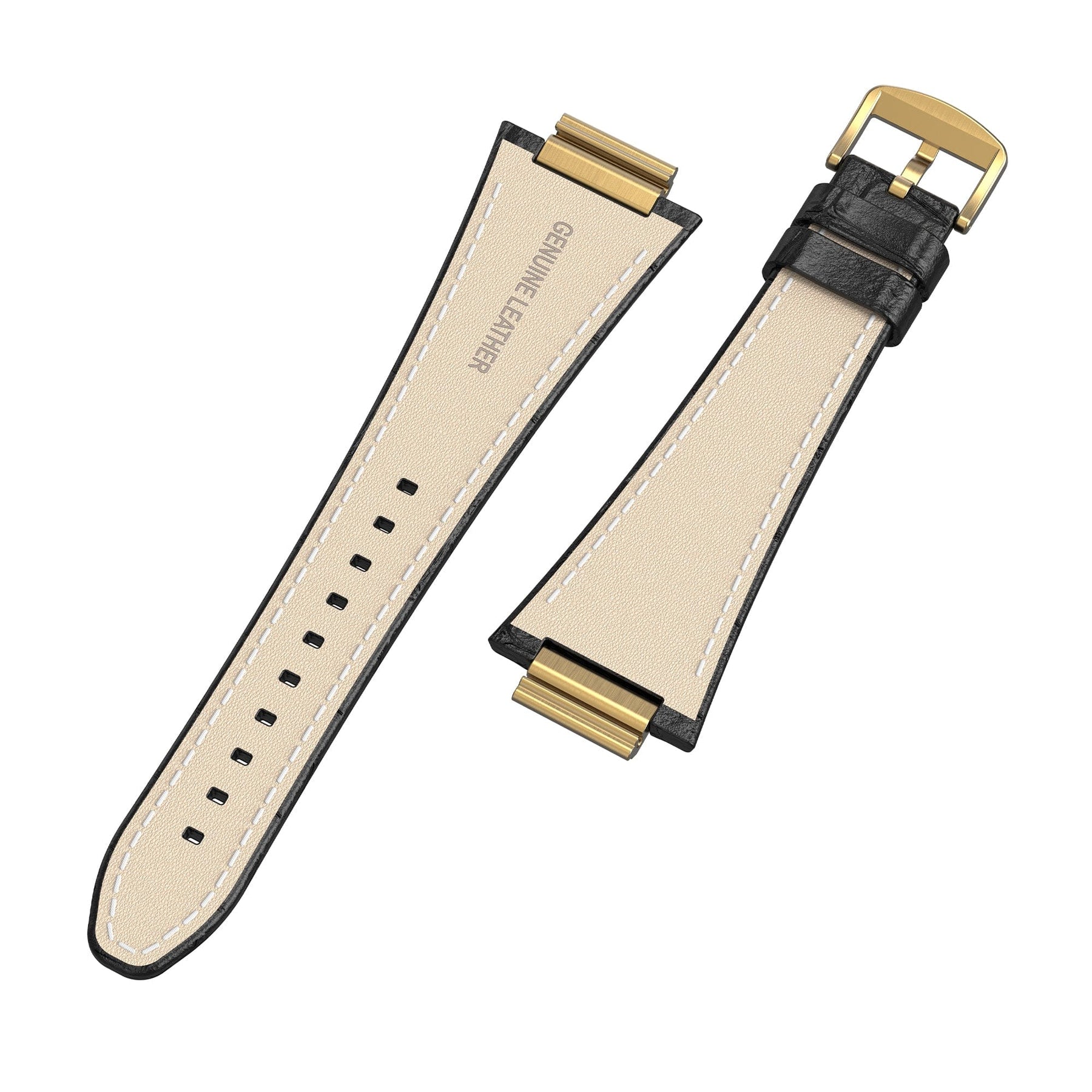 Leather bands for G&C™ stainless steel case - Gold & Cherry