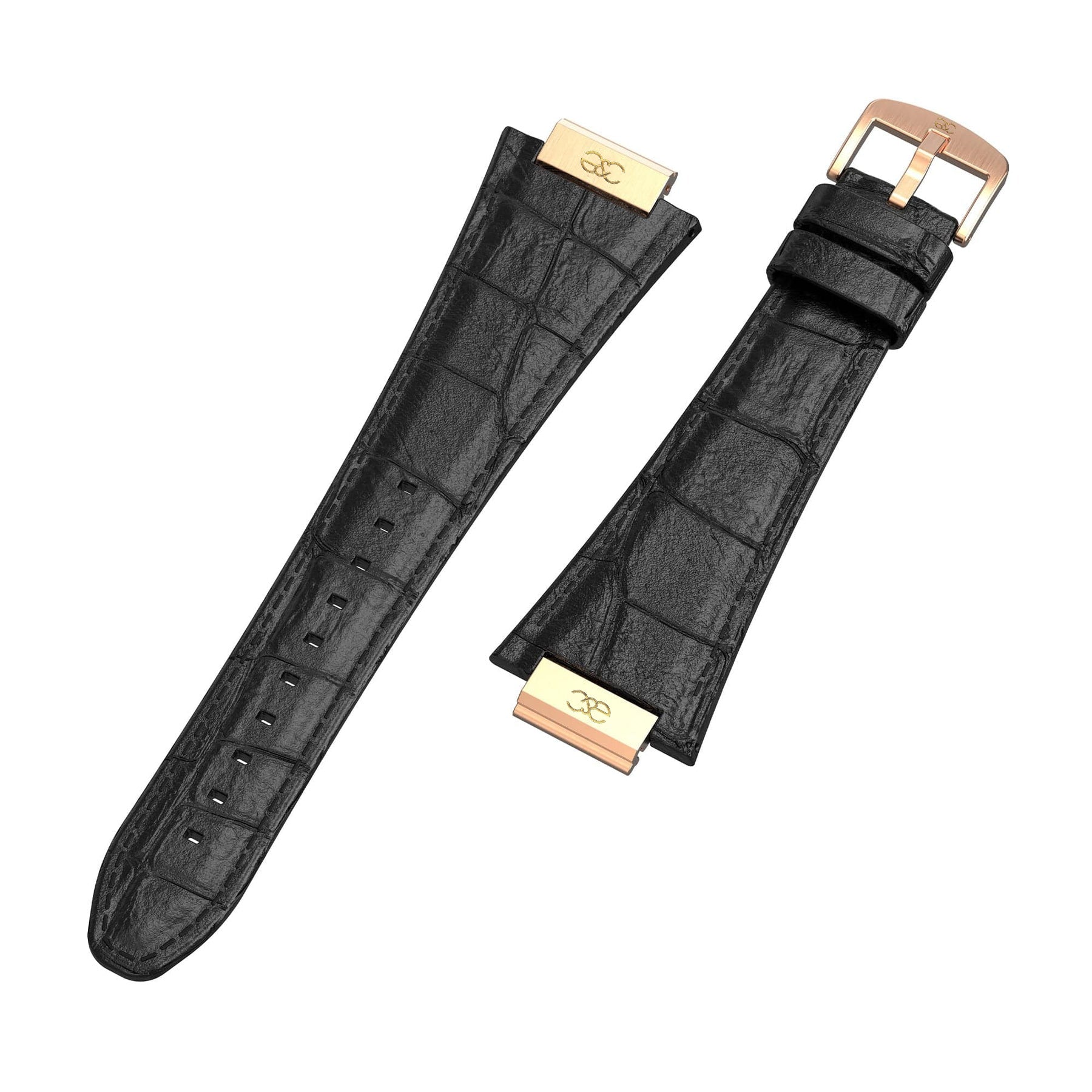 Leather bands for G&C™ stainless steel case - Gold & Cherry
