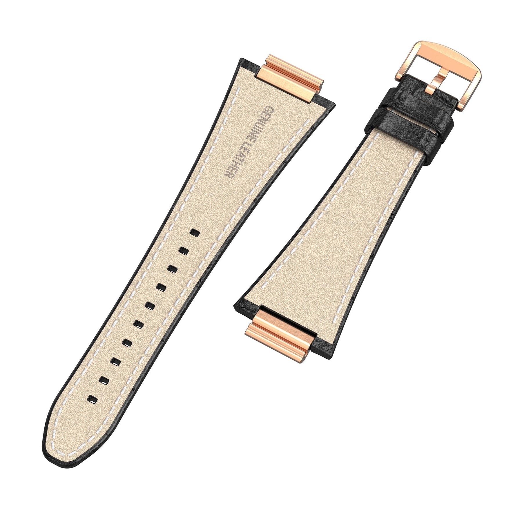 Leather bands for G&C™ stainless steel case - Gold & Cherry