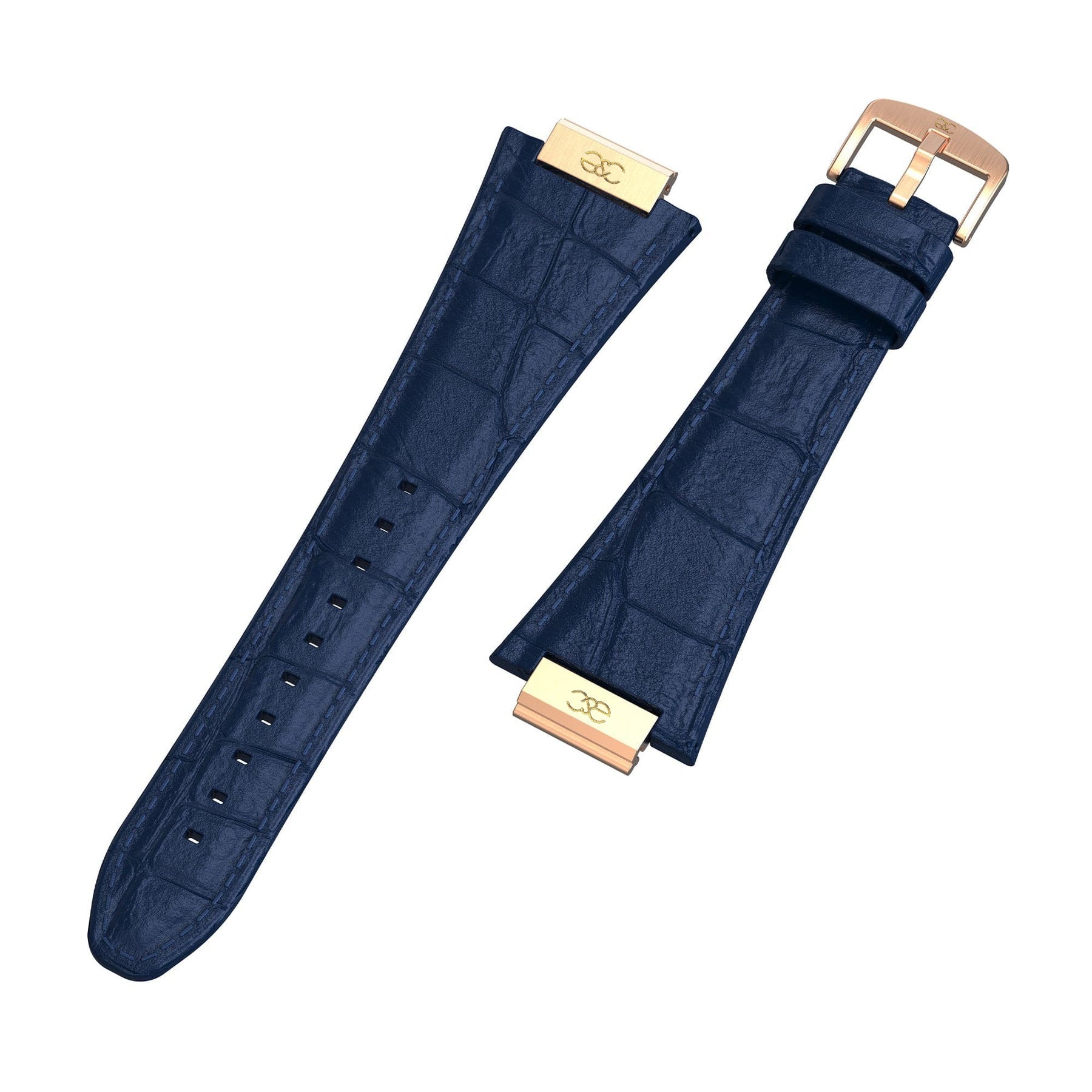 Leather bands for G&C™ stainless steel case - Gold & Cherry