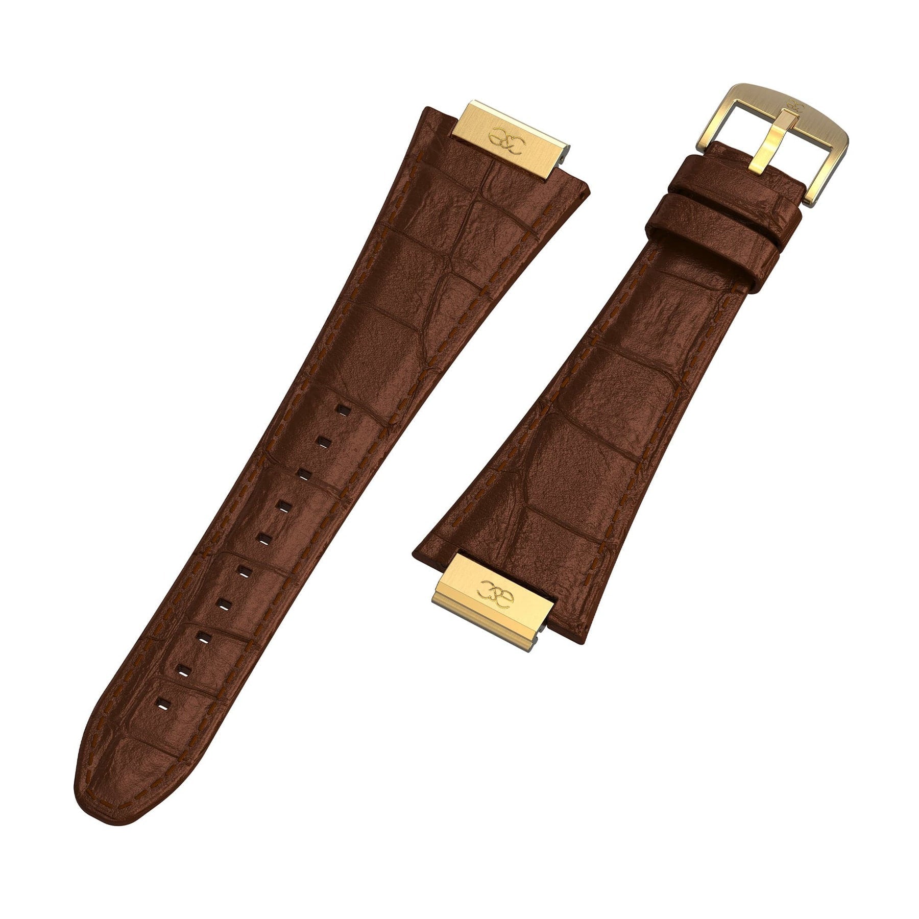 Leather bands for G&C™ stainless steel case - Gold & Cherry