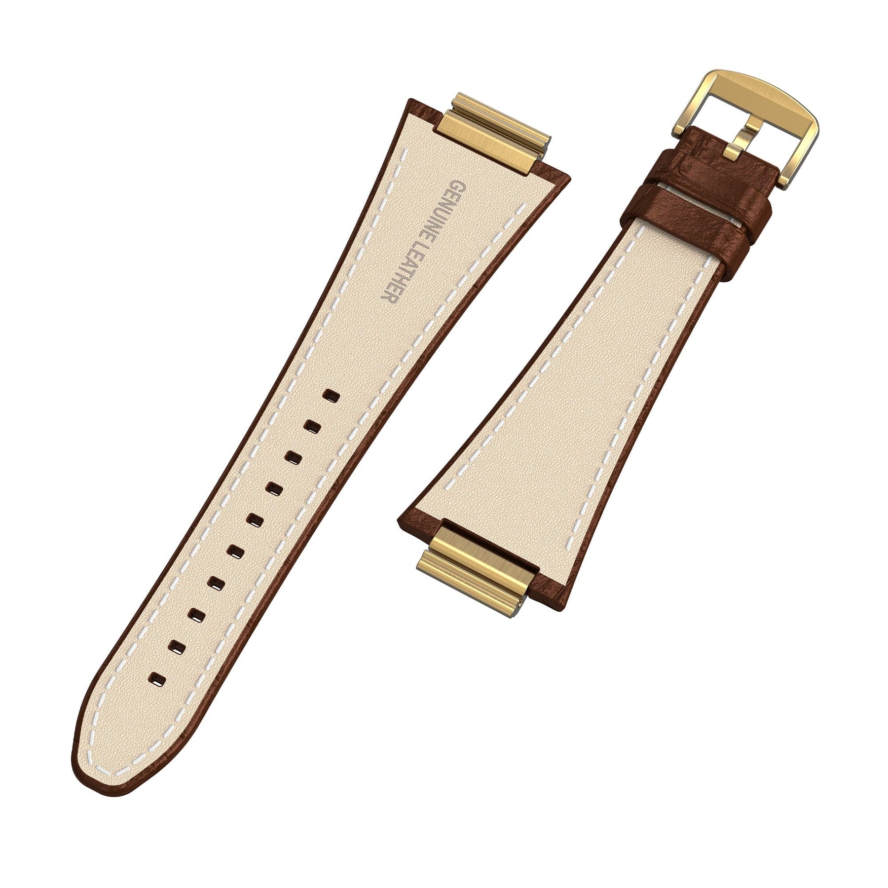 Leather bands for G&C™ stainless steel case - Gold & Cherry