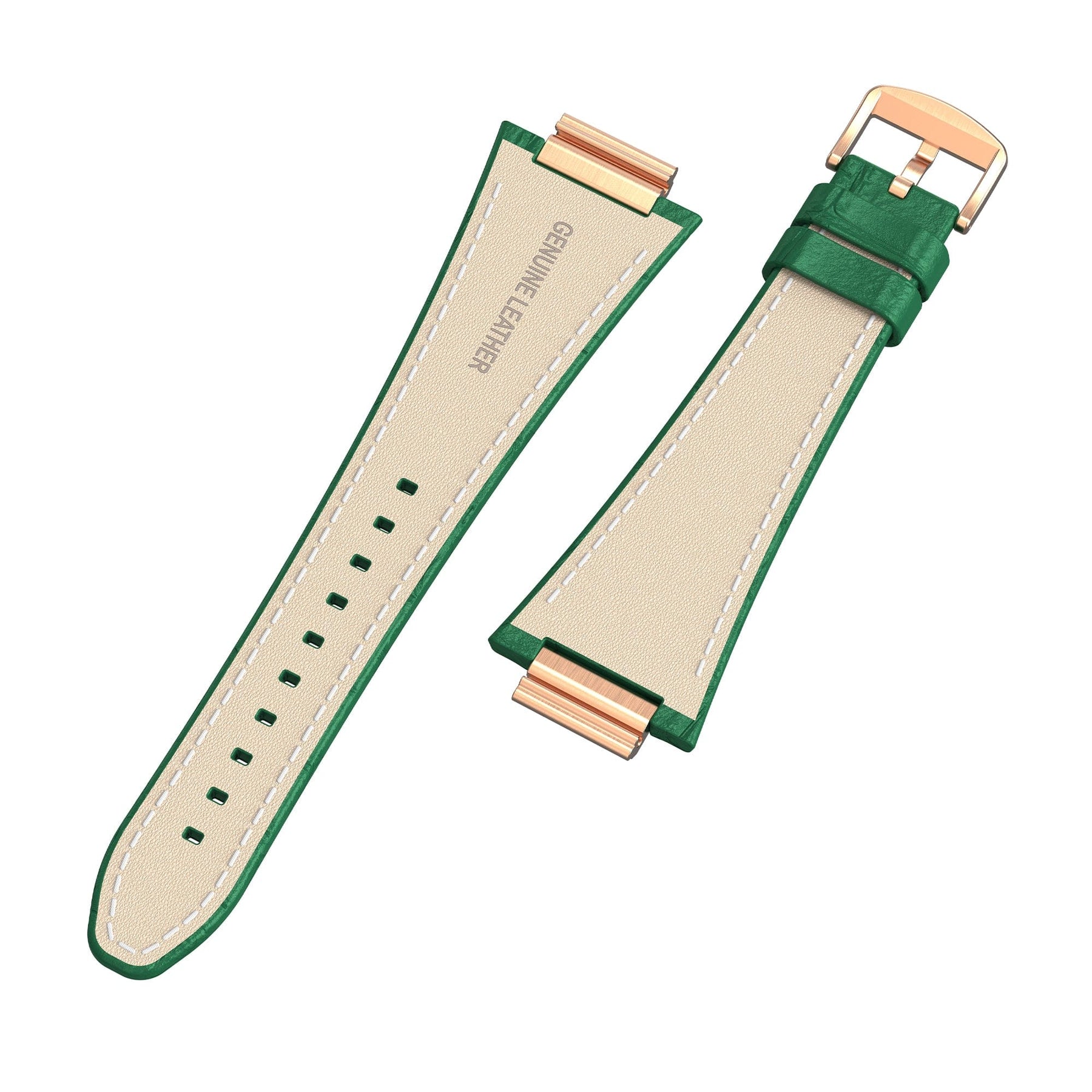 Leather bands for G&C™ stainless steel case - Gold & Cherry