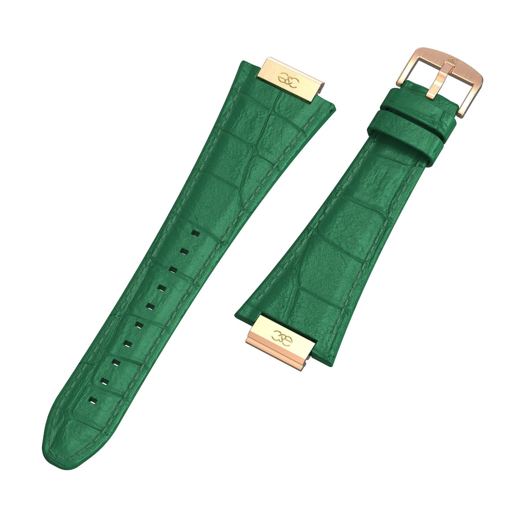 Leather bands for G&C™ stainless steel case - Gold & Cherry