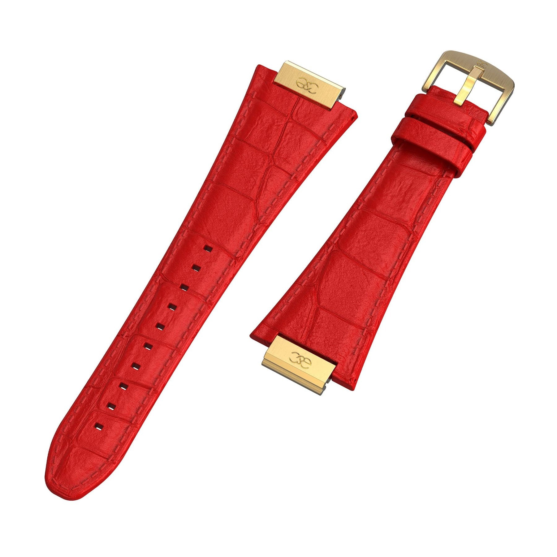 Leather bands for G&C™ stainless steel case - Gold & Cherry