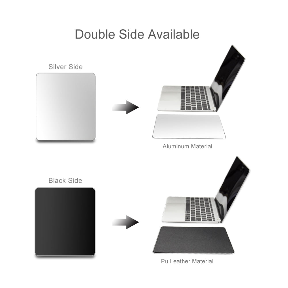 Aluminium Mouse mat - Gold & Cherry