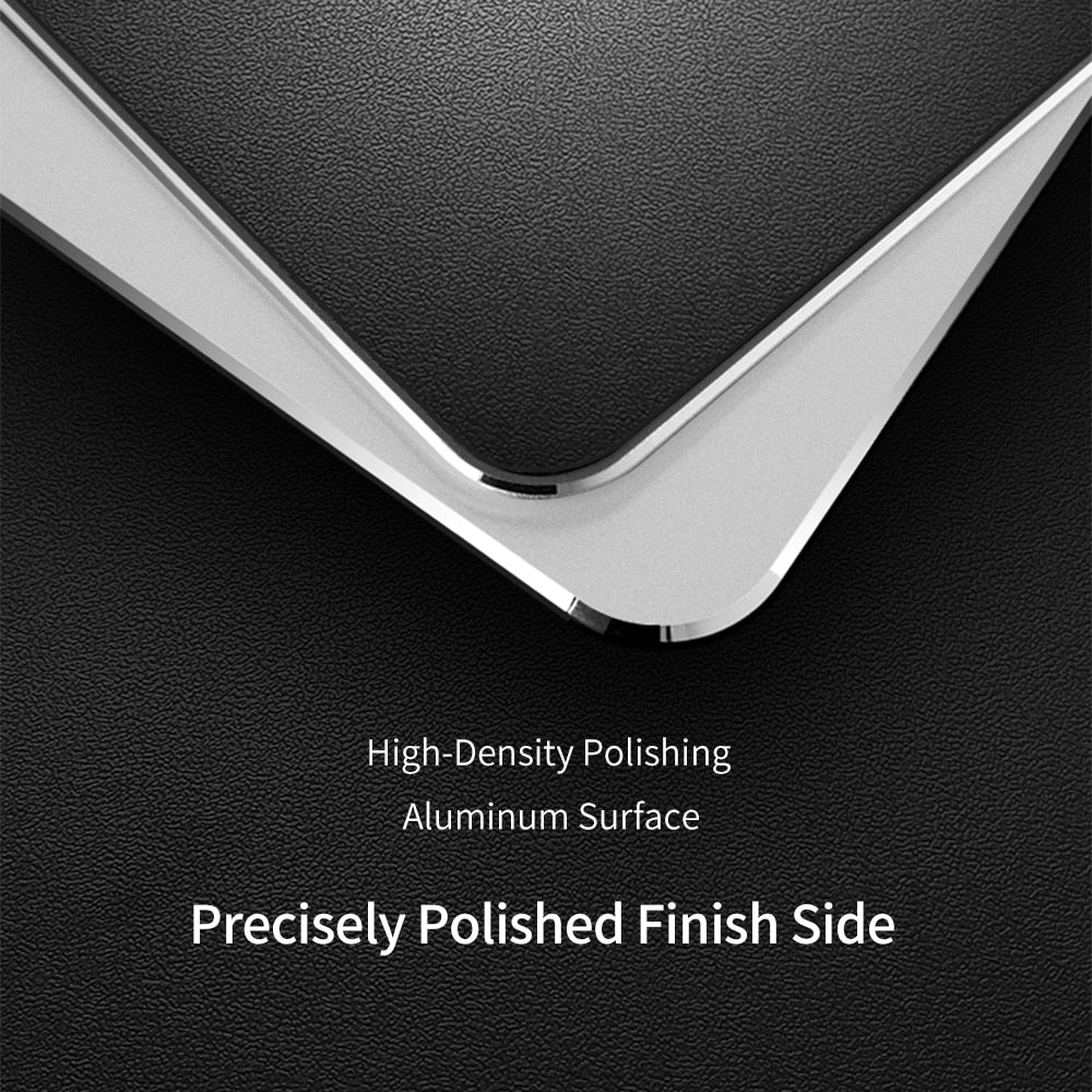 Aluminium Mouse mat - Gold & Cherry