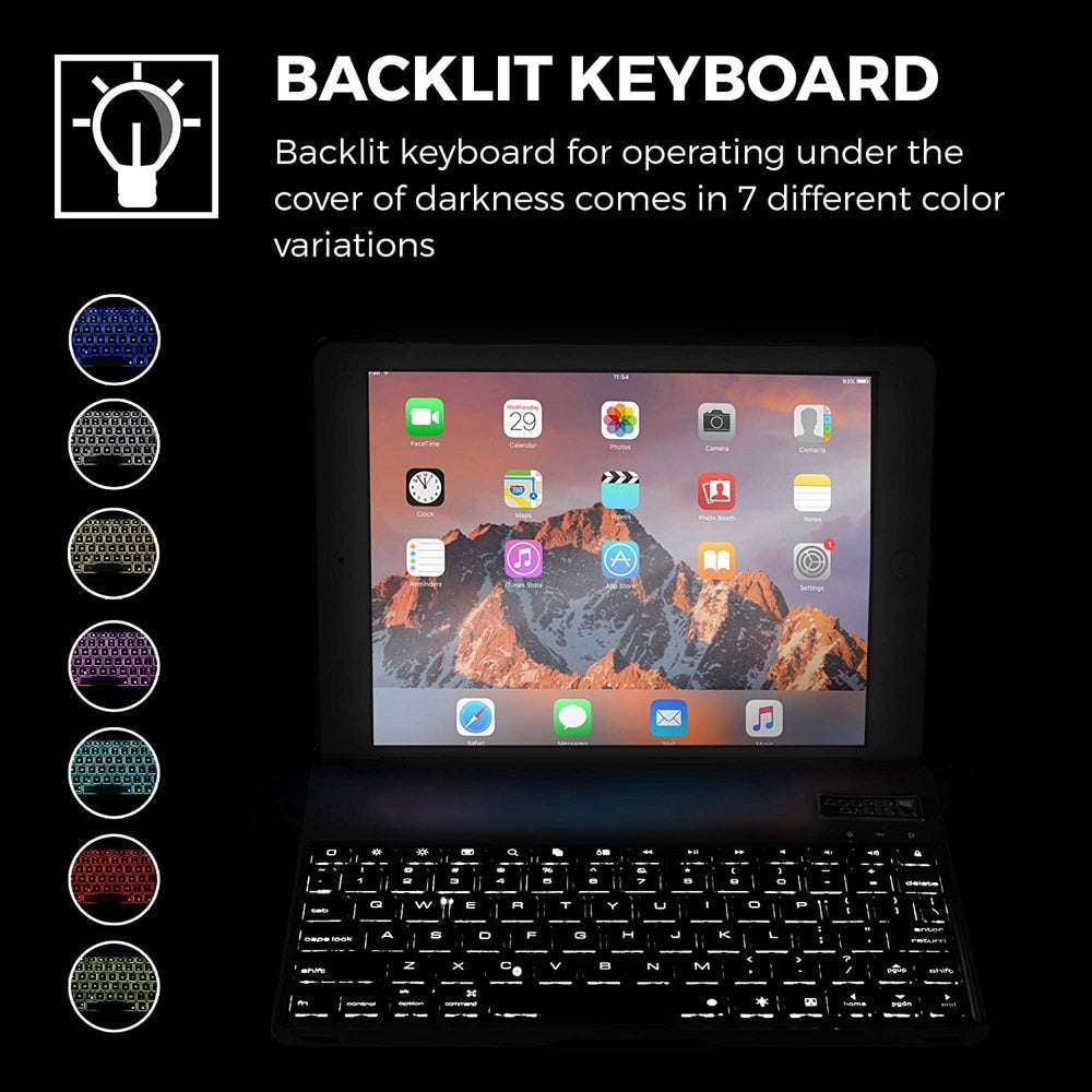 Keyboard Case for 7.9” iPad mini (1-3 Gen) - Gold & Cherry