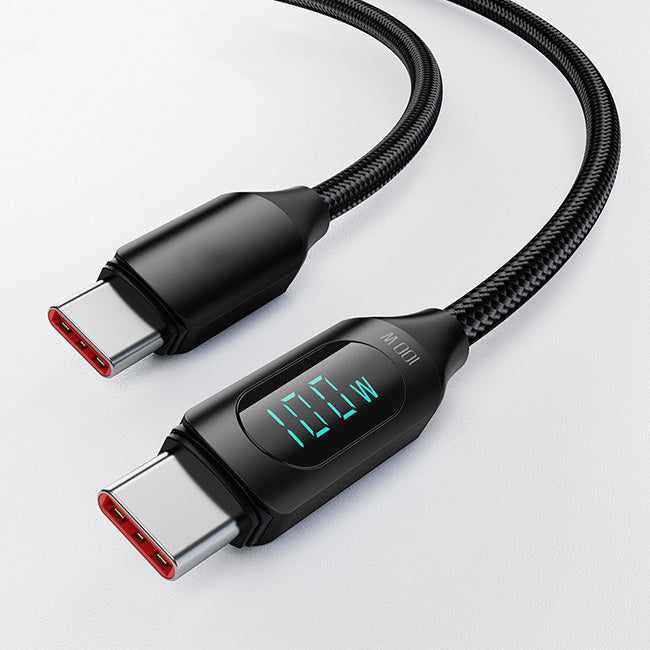 USB-C 100W Charging Data & Video cable - Gold & Cherry