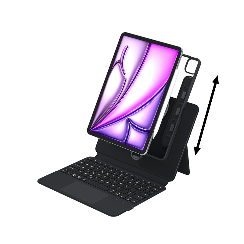 Rotatable detachable iPad keyboard case