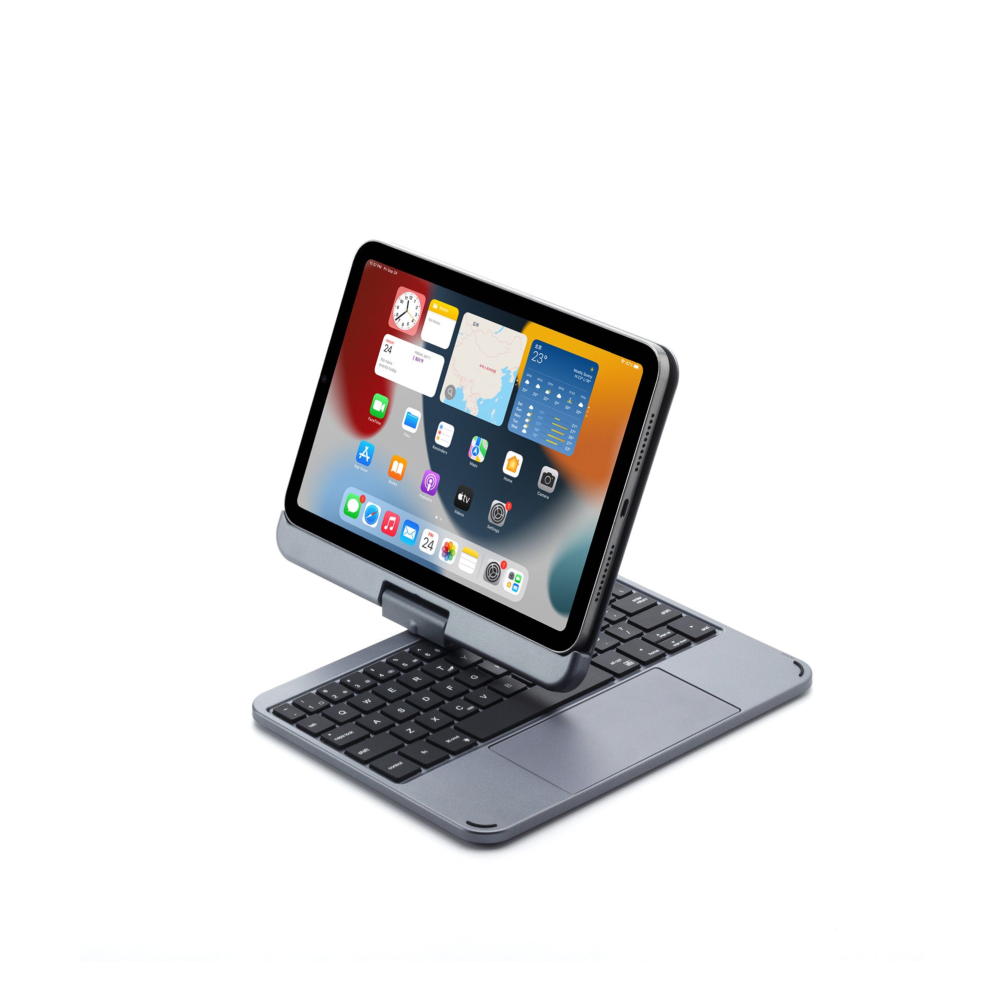 Magnetic Keyboard Case for 8.3" iPad mini (6th Gen) - Gold & Cherry