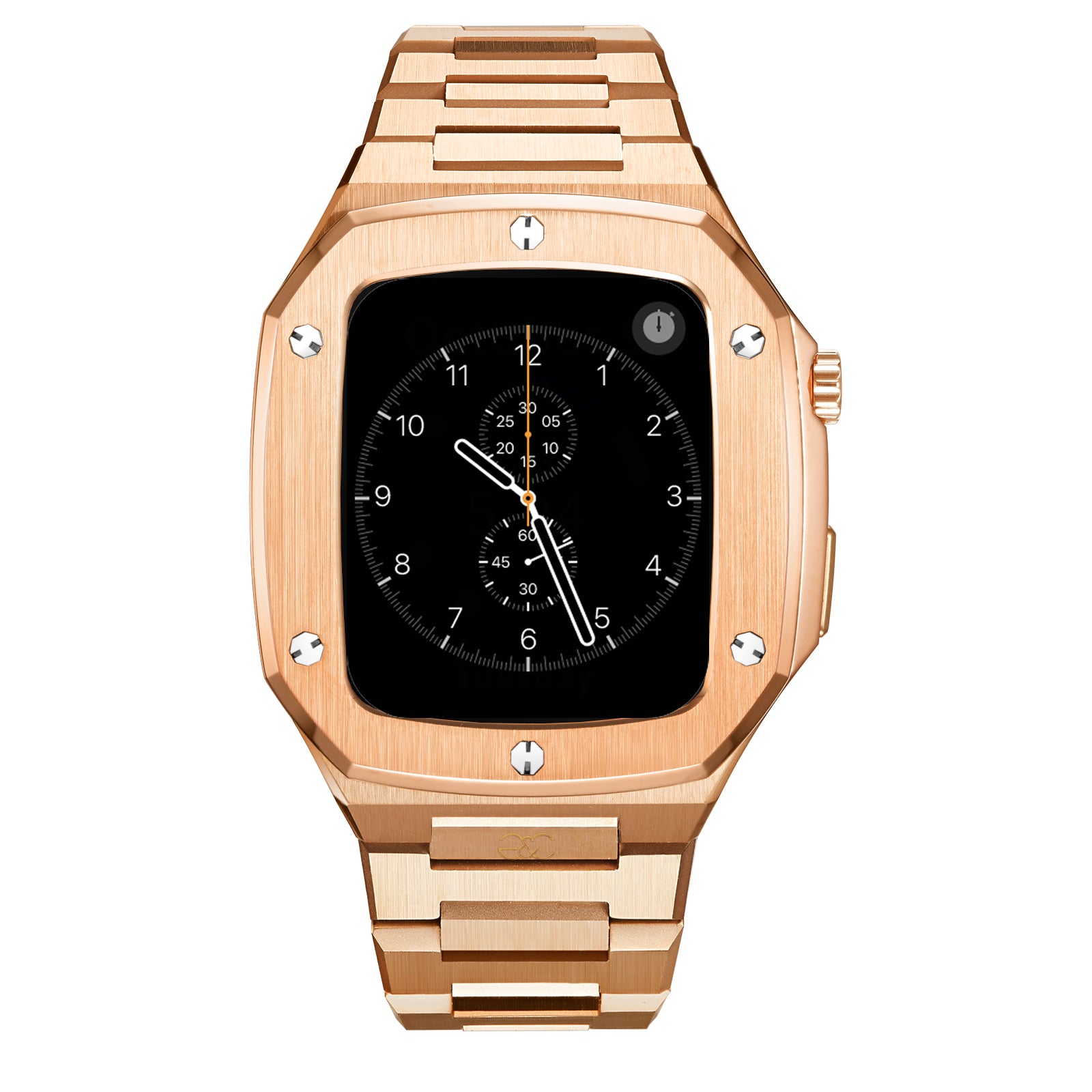 40mm Apple Watch Rose Gold Steel case & band - Gold & Cherry