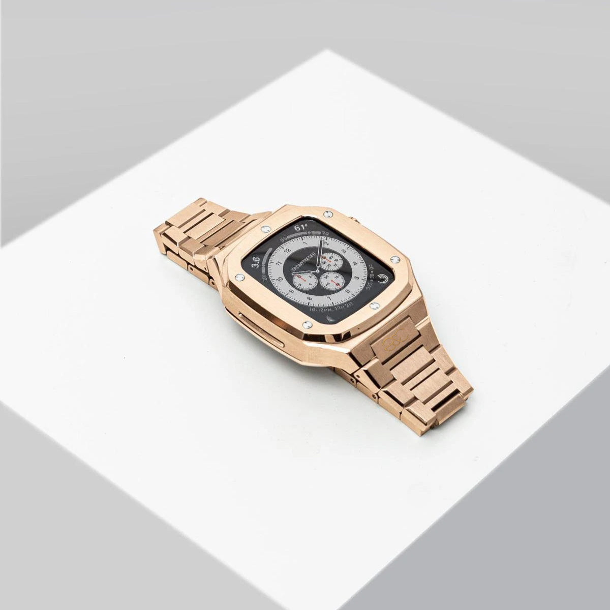 40mm Apple Watch Rose Gold Steel case & band