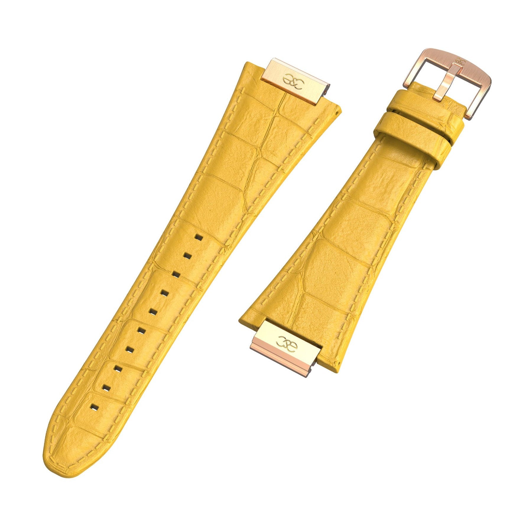 Leather bands for G&C™ stainless steel case - Gold & Cherry