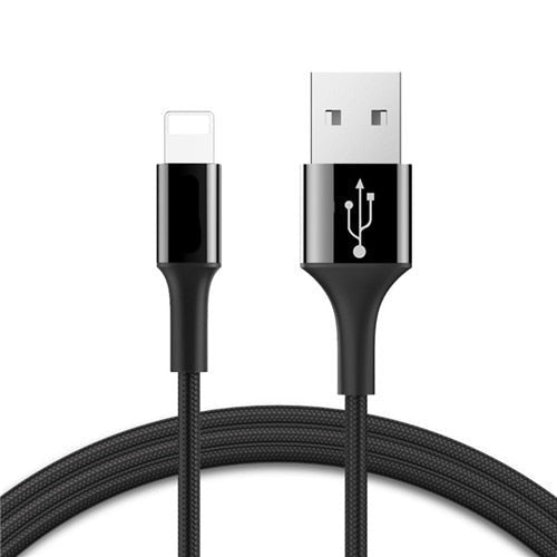 Lightning / USBC charging & data glowing cable - Gold & Cherry