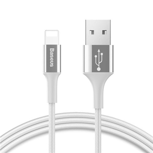 Glowing Lightning Data Charging cable - Gold & Cherry