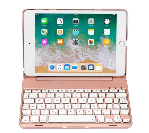 Keyboard Case for 7.9” iPad mini (1-3 Gen) - Gold & Cherry